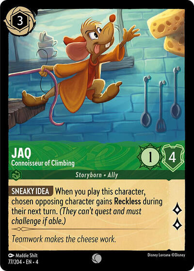 Jaq - Connoisseur of Climbing (Ursula's Return) Near Mint