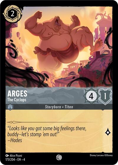 Arges - The Cyclops (Ursula's Return) Near Mint Cold Foil