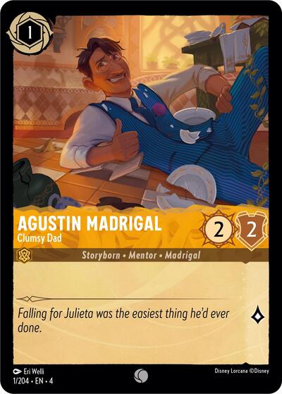 Agustin Madrigal - Clumsy Dad (Ursula's Return) Near Mint Cold Foil