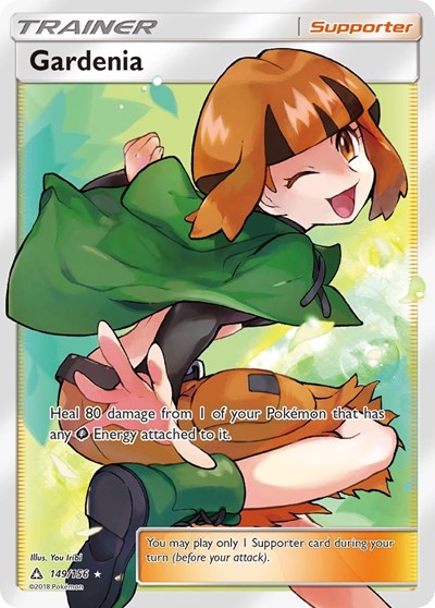 Gardenia (Full Art) (SM - Ultra Prism) Light Play Holofoil