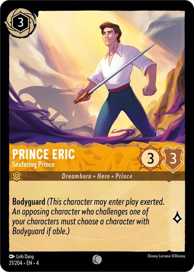 Prince Eric - Seafaring Prince (Ursula's Return) Near Mint Cold Foil