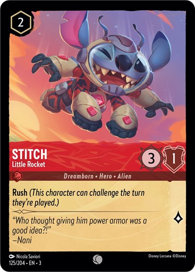 Stitch - Little Rocket (Into the Inklands) Near Mint