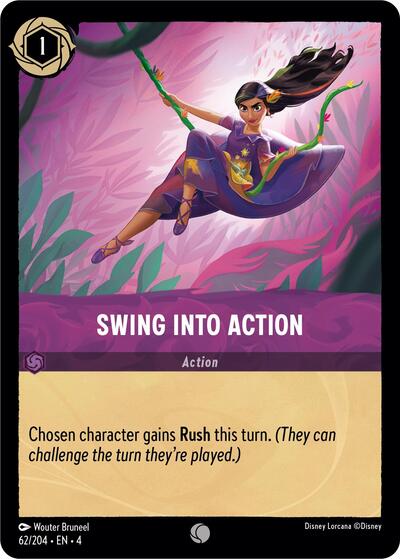 Swing into Action (Ursula's Return) Near Mint Cold Foil