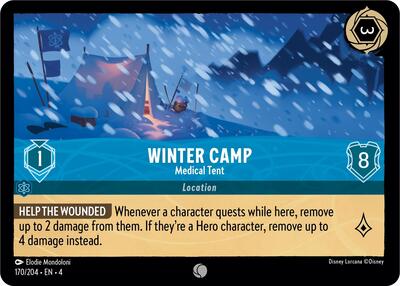 Winter Camp - Medical Tent (Ursula's Return) Near Mint Cold Foil