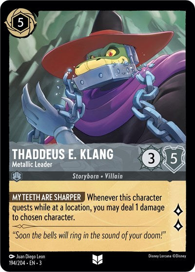 Thaddeus E. Klang - Metallic Leader (Into the Inklands) Near Mint