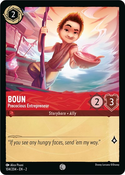 Boun - Precocious Entrepreneur (Rise of the Floodborn) Near Mint