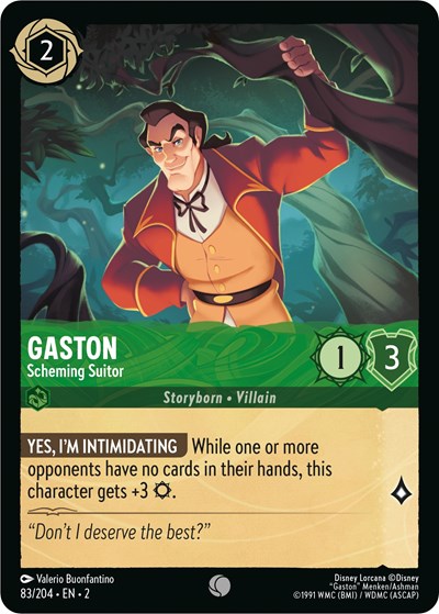 Gaston - Scheming Suitor (Rise of the Floodborn) Near Mint