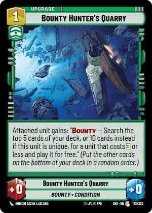 Bounty Hunter's Quarry (Shadows of the Galaxy) Near Mint