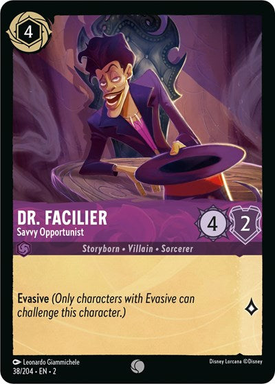 Dr. Facilier - Savvy Opportunist (Rise of the Floodborn) Near Mint