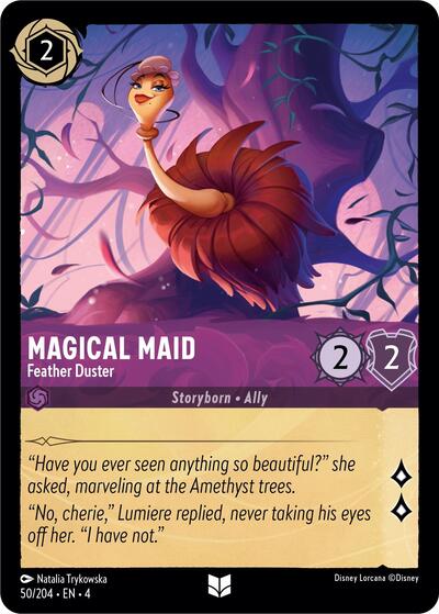 Magical Maid - Feather Duster (Ursula's Return) Near Mint