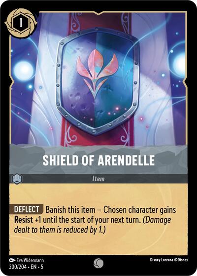 Shield of Arendelle (Shimmering Skies) Near Mint Cold Foil