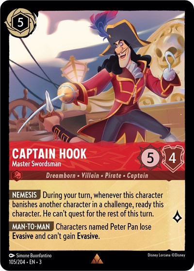 Captain Hook - Master Swordsman (Into the Inklands) Near Mint