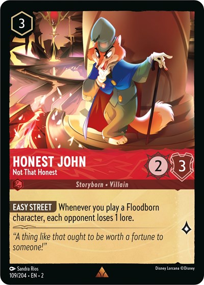 Honest John - Not That Honest (Rise of the Floodborn) Near Mint