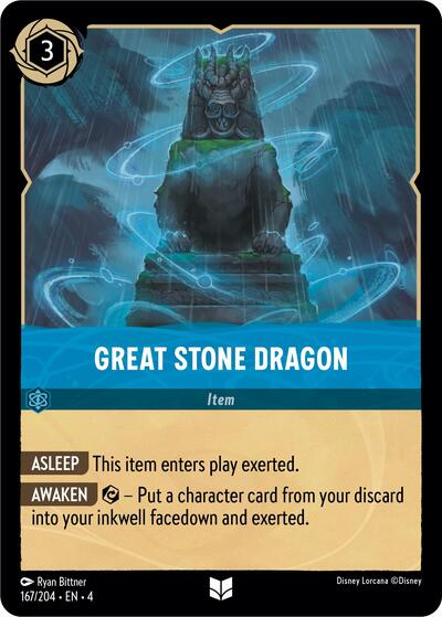 Great Stone Dragon (Ursula's Return) Near Mint