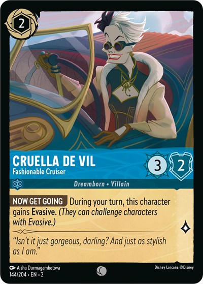 Cruella De Vil - Fashionable Cruiser (Rise of the Floodborn) Near Mint