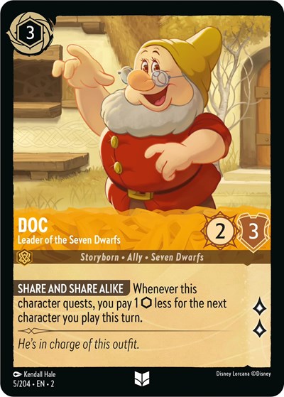 Doc - Leader of the Seven Dwarfs (Rise of the Floodborn) Near Mint