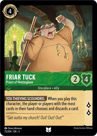 Friar Tuck - Priest of Nottingham (Into the Inklands) Near Mint