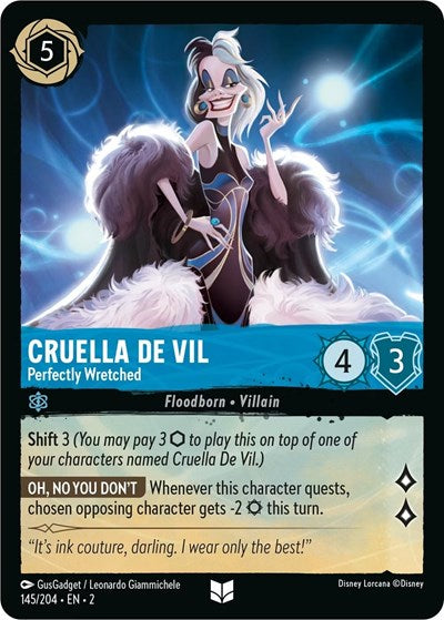 Cruella De Vil - Perfectly Wretched (Rise of the Floodborn) Near Mint